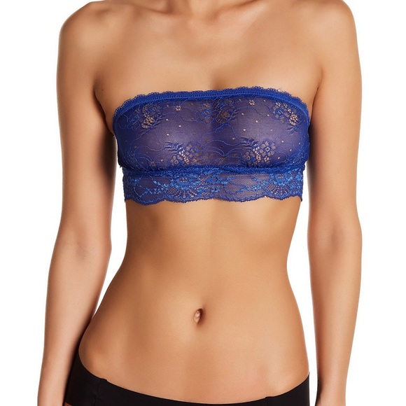 JOES JEANS SURF BLUE BANDEAU NWT - Picture 1 of 5